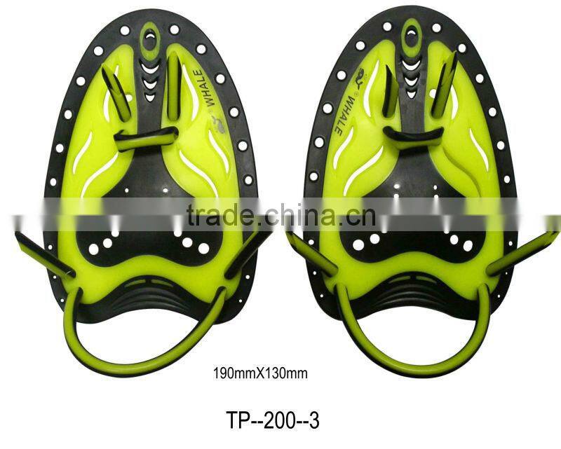PP+TPR, professional silicone and trainning swimming hand paddles,swimming pool paddle boat(TP-200)