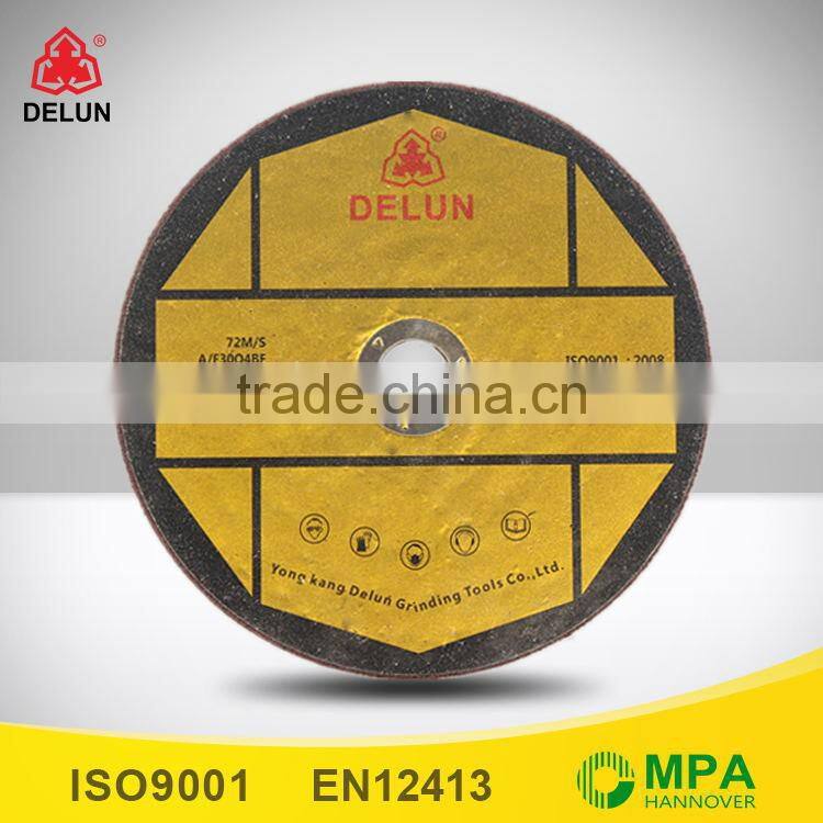 7" few sparks grinding cutting wheel with corundum abrasive