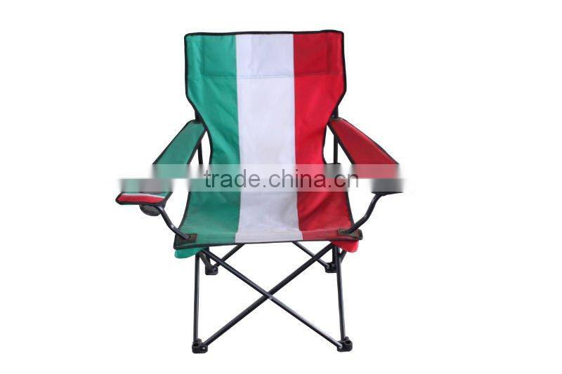 Camping Chair With Flag Painting
