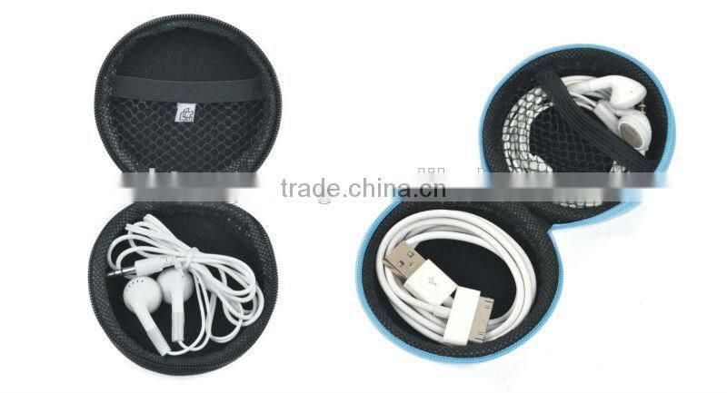 earphone carrying case, eva hard protective case for earphone for headphone for earbud for coin(Z-EV-005)