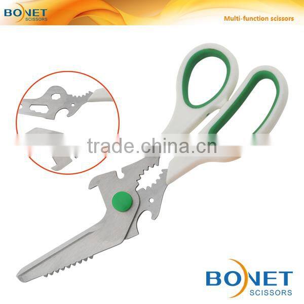54021 CE Certificated 8-3/4" ECO-Friendly helper multi-function kitchen separate scissors