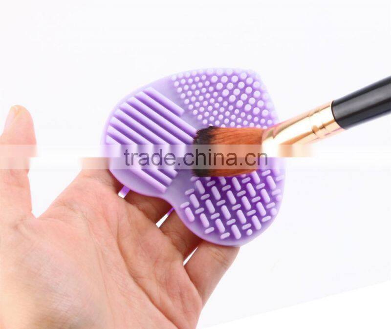 Cleaning MakeUp Washing Brush Silica Glove Scrubber Board Cosmetic Clean Tools