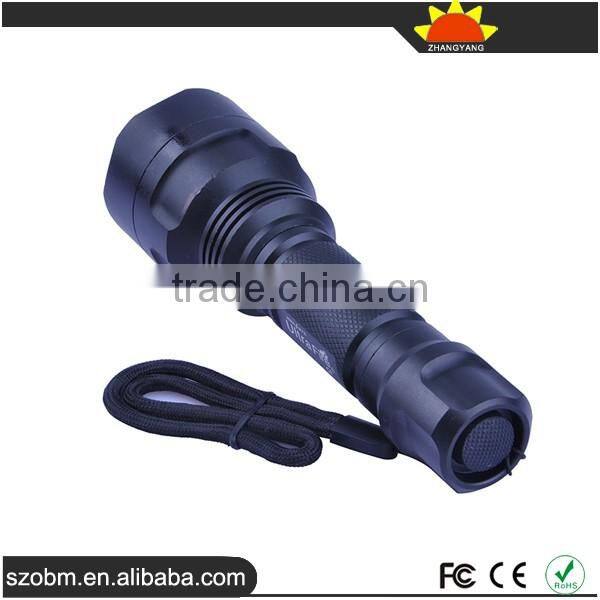 C8 Q5 560 Lumens LED flashlight 1 Mode red Light Tactical Flashlight Torch