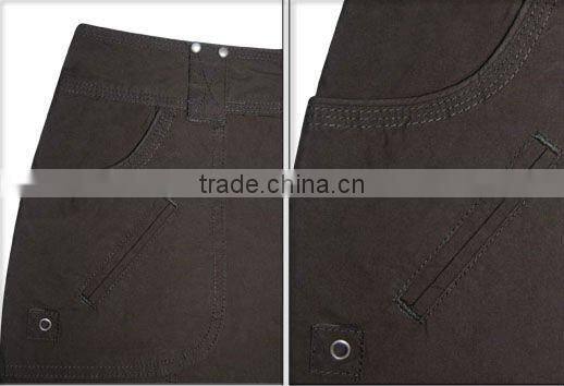 Ladies' 100% cotton twill A shape casual skirt