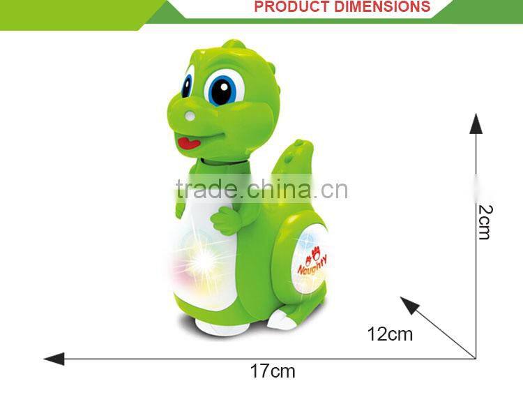 Hot selling intelligence cartoon moving dinosaur world toys
