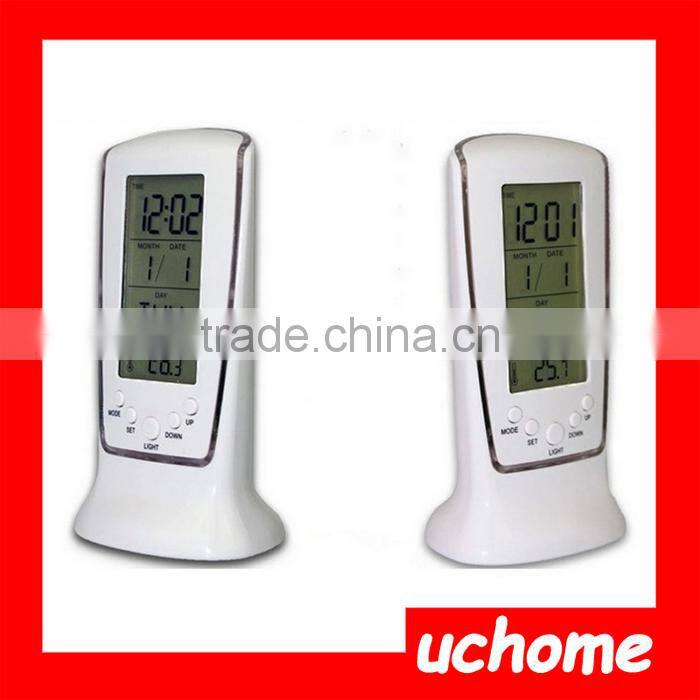 UCHOME Table Clock Student Clcok Alarm Thermometer Calendar Clock