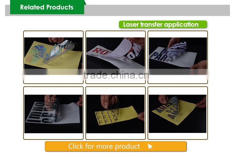 yellow paper hot fix tape roll for t-shirt