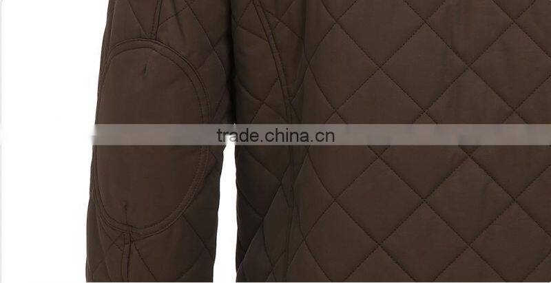 Men's long sleeve quilted nylon jacket
