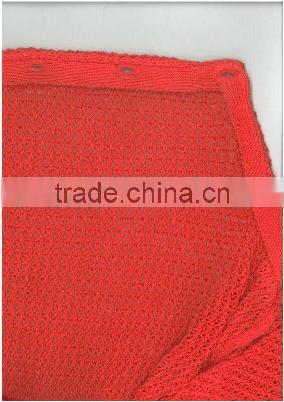 high fashion women's cotton fabric long cardigan pullover sweater