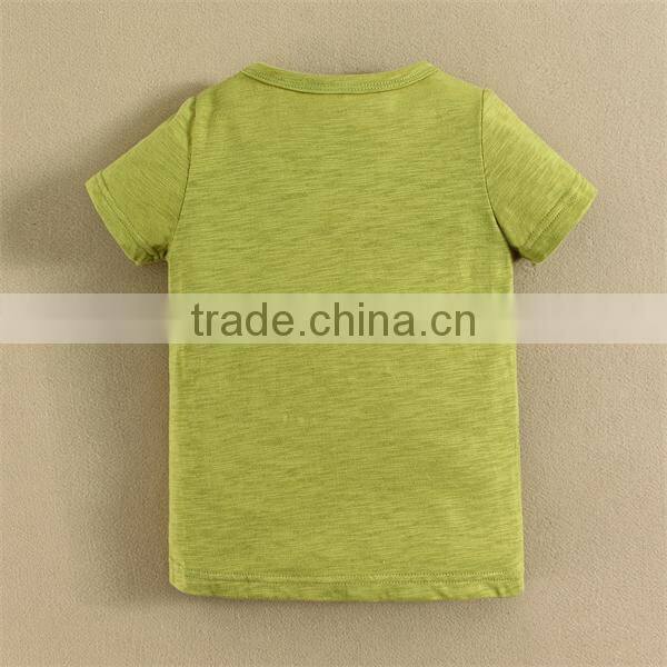 Latest Summer Short Sleeve Fashon Boys Tshirt 100% Cotton