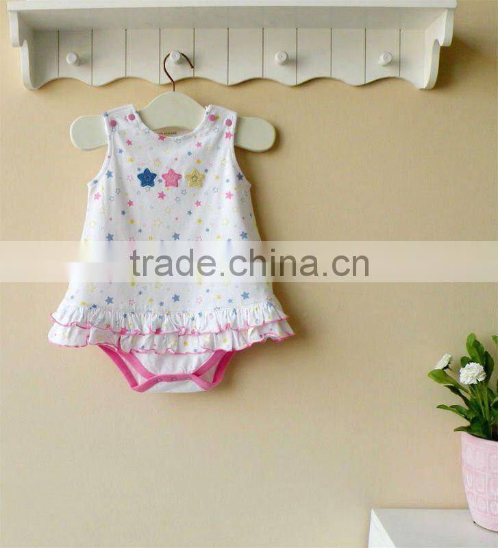 mom and bab 2012 summer baby romper 100% cotton embroider girl lace bodysuit
