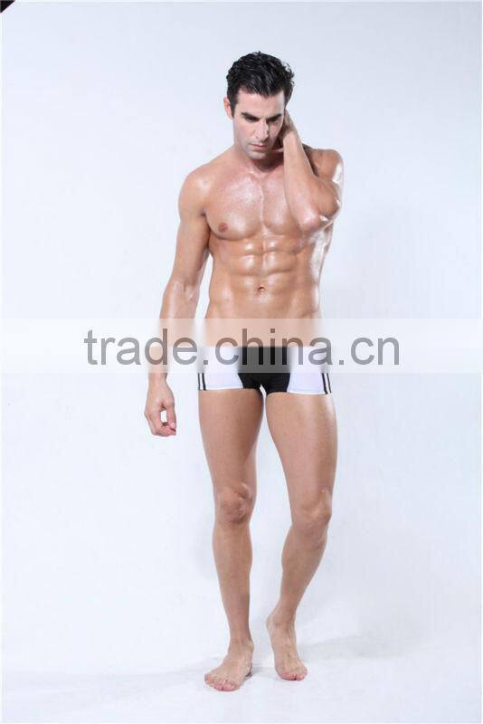 Novelty hot sexy men's modal swimwear boxer sportwear men's underwear swimsuits for boy