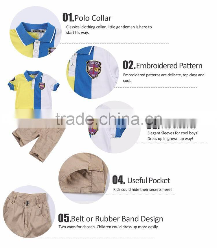 Summer Boys Ventilate Cozy 100% Cotton Promotion T-Shirt Polo