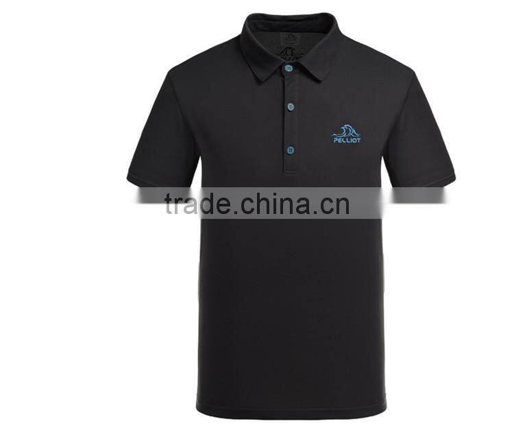 100% polyester quick dry running polo shirts