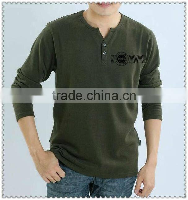 Long sleeve mens printed tshirts 201318