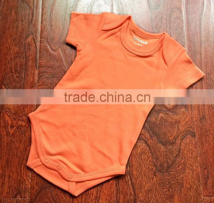 plain colour baby short sleeve onesie,baby romper,infant short sleeve bodysuit