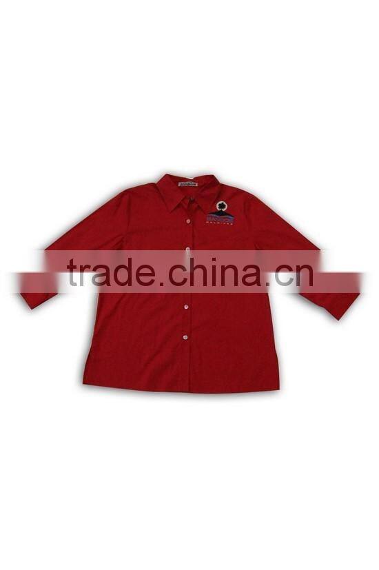 Woman Middle Blouses Tatting Decent Shirt workwear breathful women uniform shirt