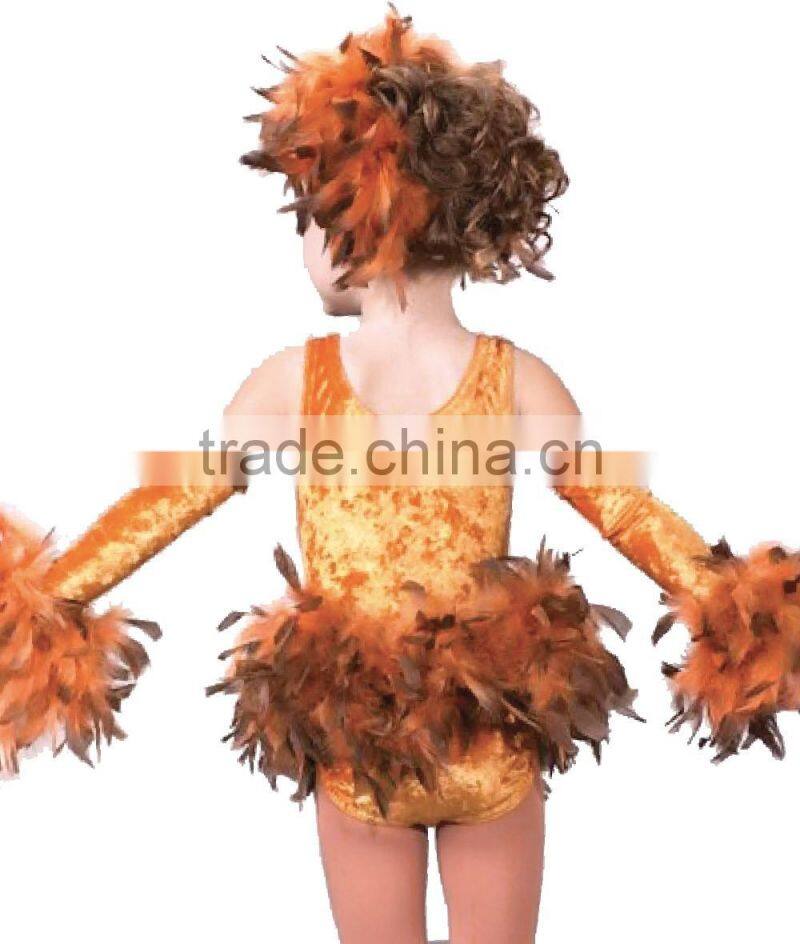 2016 New Design - brown fur kids lion character dance costume