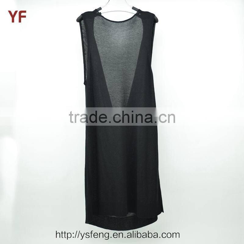 Black Halter Dress Ladies Simple Fashion Sexy Sweater Girls Party Dresses