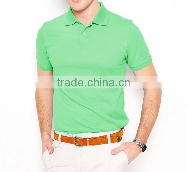 cotton pique men workwear polo neck shirts