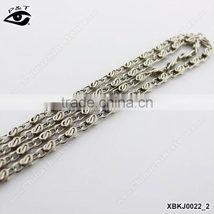 120cm Silver Detachable Metal Chains for Bag Zinc Alloy Plating Jewelry Chain Bag Hardware Accessories for Bag