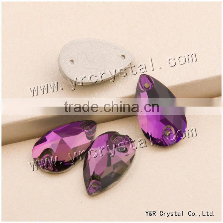 teardrop crystal sew on rhinestone, Crystal Sew on Beads,crystal sew on stones