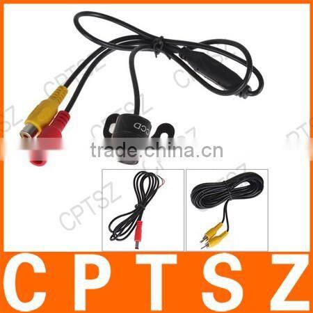 7" TFT LCD Display Color 2 Video Input Car RearView Headrest Monitor DVD VCR Monitor + Car Rear View Parking Camera Kit