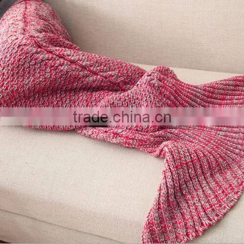 New Design Blankets Cashmere&wool Mermaid Tail Blanket