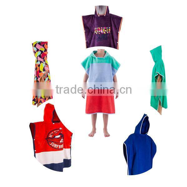 China Wholesale Manufacturer Custom Design Velour Hooded Bath Towel