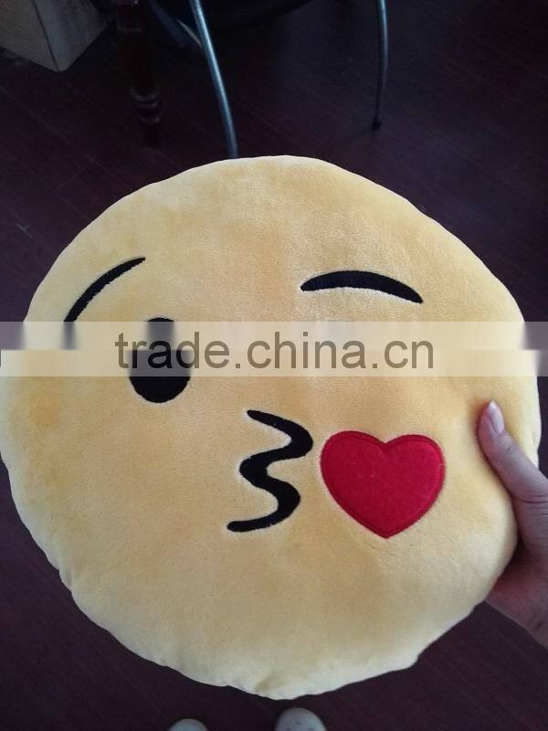 Cute Yellow super Creative Cuddles plush emoji pillows