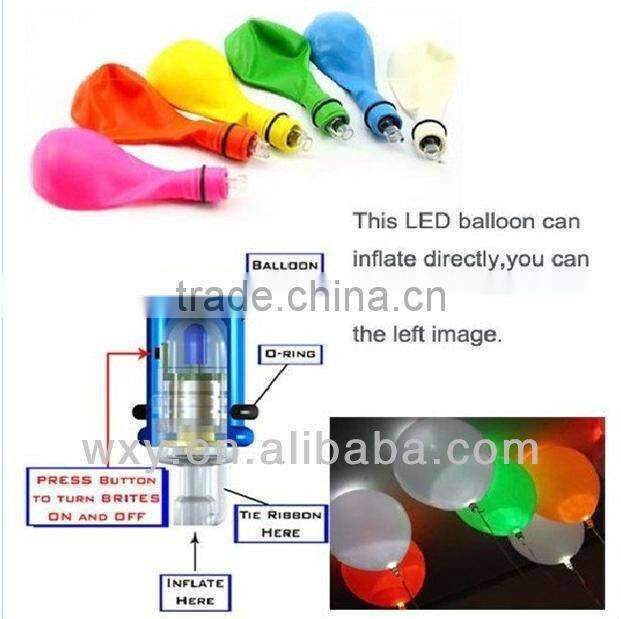 New Heart Shape LED Light Latex Balloon Flashing balloon Party Decoration Valentine's day Gifts