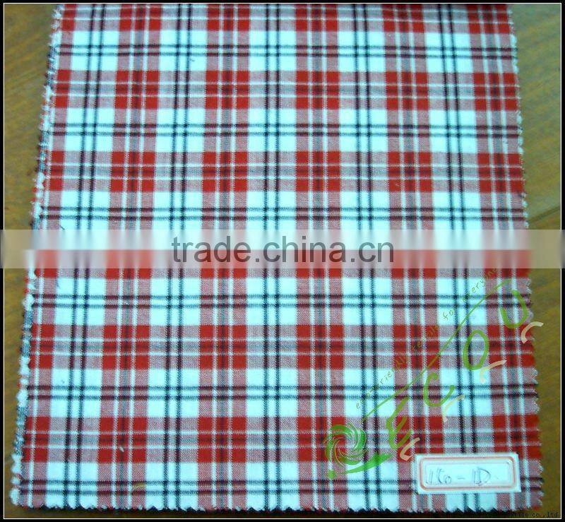 cotton check fabric in stock