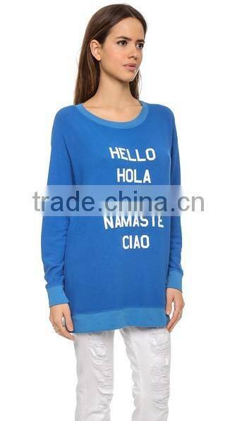 Vintage Inspired Top Stitched Women's Sweatshirt