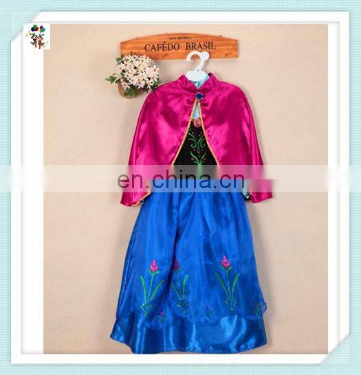 Movie Elsa Anna Kids Girl Fancy Dress Party Costumes HPC-3115