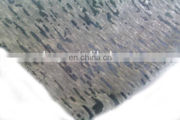 Winfar Knitting Textile Plain Dyed Polyester Cotton Blend Burnout Fabric