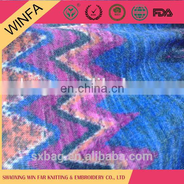 2015 New Made in china Colorful Plain micro polyester jersey fabric for cloth
