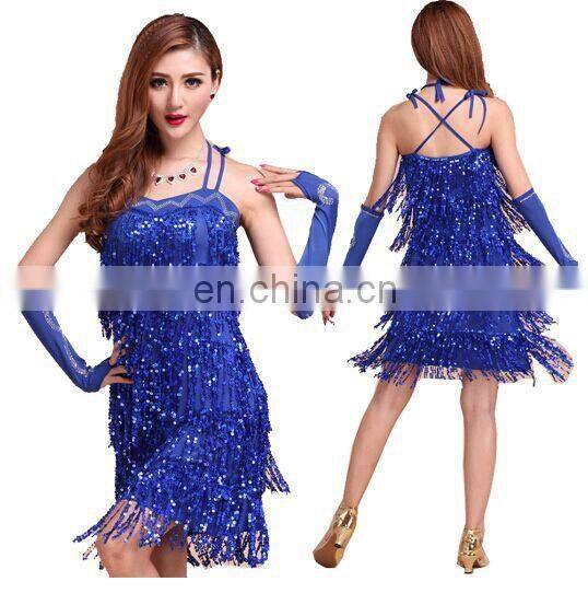 BestDance high quality ballroom latin dance wear competition dance dress tango salsa dance wear OEM