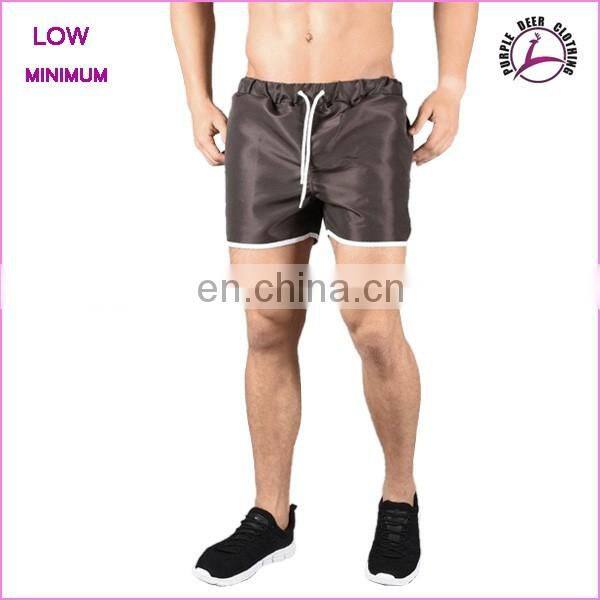 high quality quick dry polyester custom make mens sports shorts