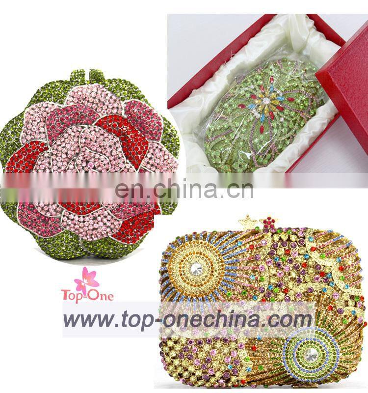 2016 clutch bag/evening bag/crystal wedding clutch bag/evening clutch handbag with stones