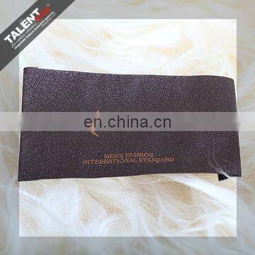 custom private design gold thread decoration woven labels for clothing