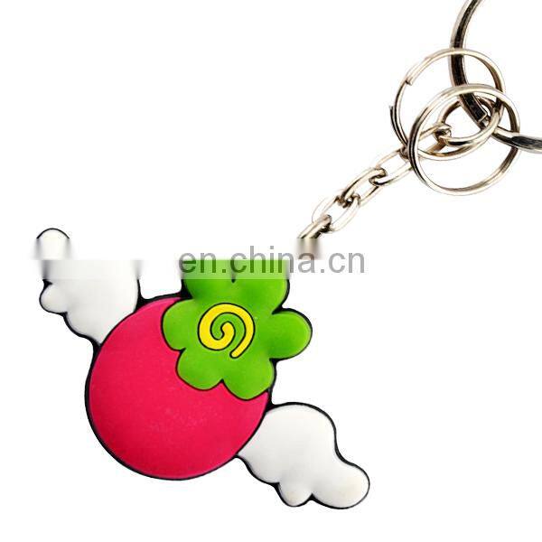 Custom bespoke rubber key chain supplier