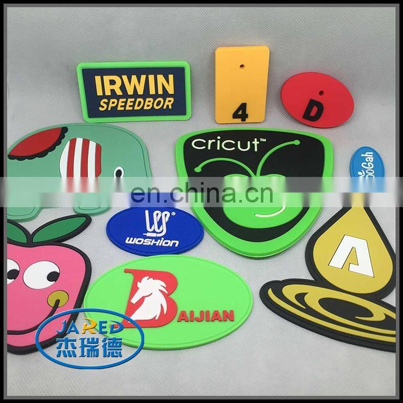 cheap customized 3d soft pvc rubber label