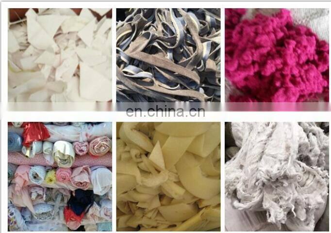 Used rag cutter machine/Waste cloth recycling machine/Rags Cutting Machine