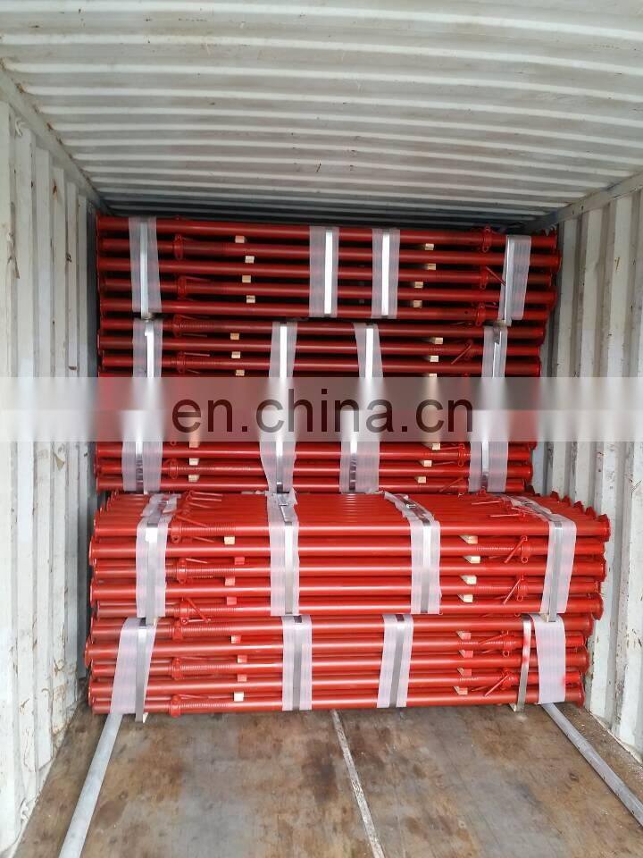 Adjustable Steel Prop with Painted and Galvanized Surface Treatment