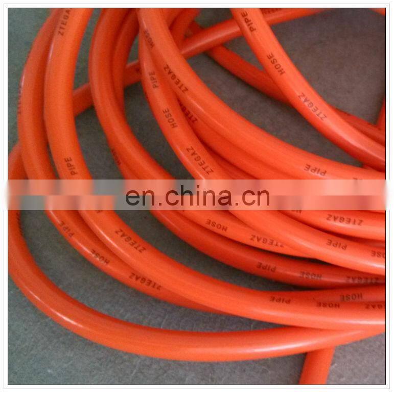 Hot Price!!! 8mm Orange Cheap Braided Reinforced PVC Hose Gas LPG Use For Africa Market