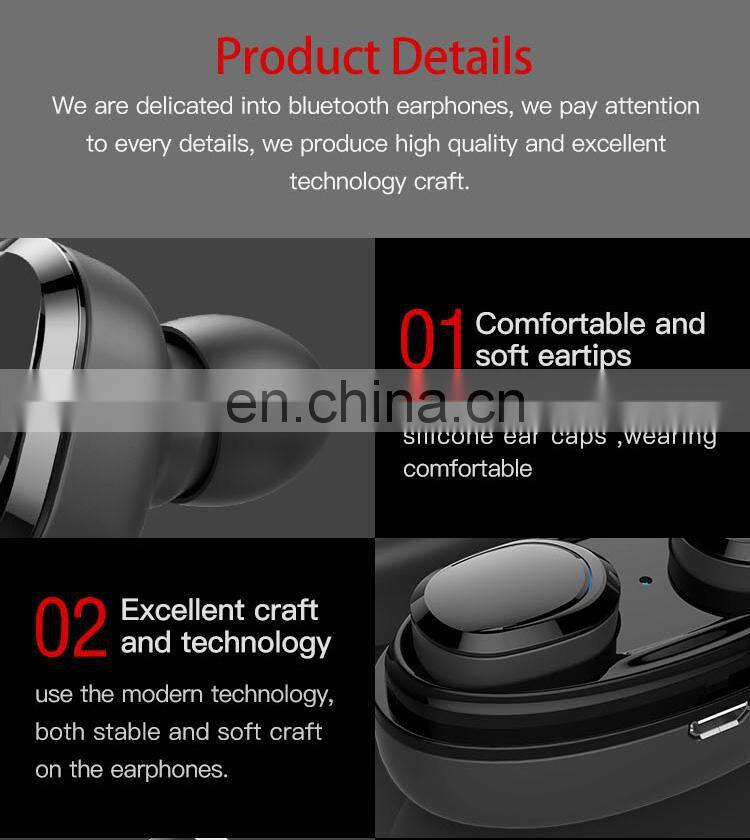 Original 2019 New Electronics Products T12 Tws Wireless Headphones Wireless Earbuds Free Sample Headset Sport Bluetooth Earphone
