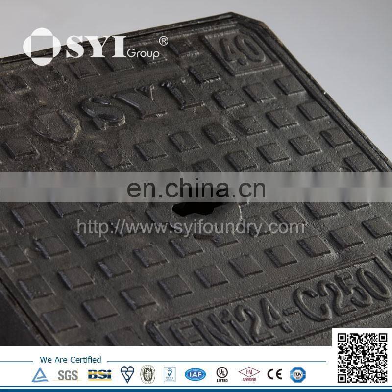 Factory direct sell rectangular ductile iron manhole cover