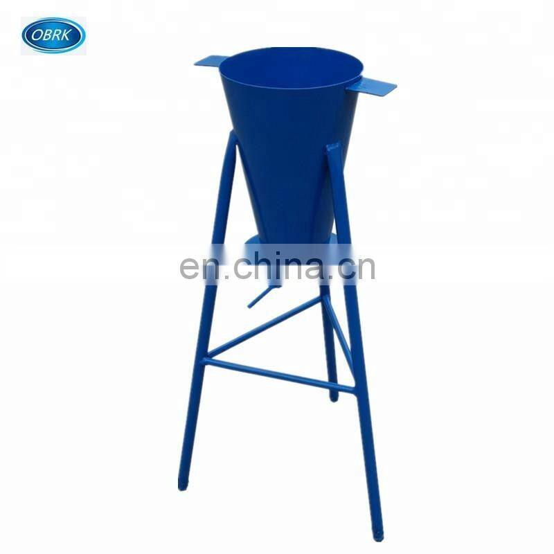 Custom made Concrete Slump Cone Testing Apparatus Inverted Concrete Slump Test Cone