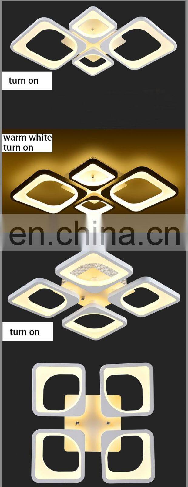Hot selling square LED ceiling light for living room
