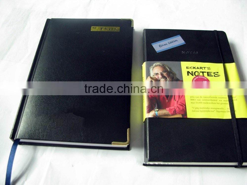 offset printing high quality custom nice emboss cover moleskin notebook